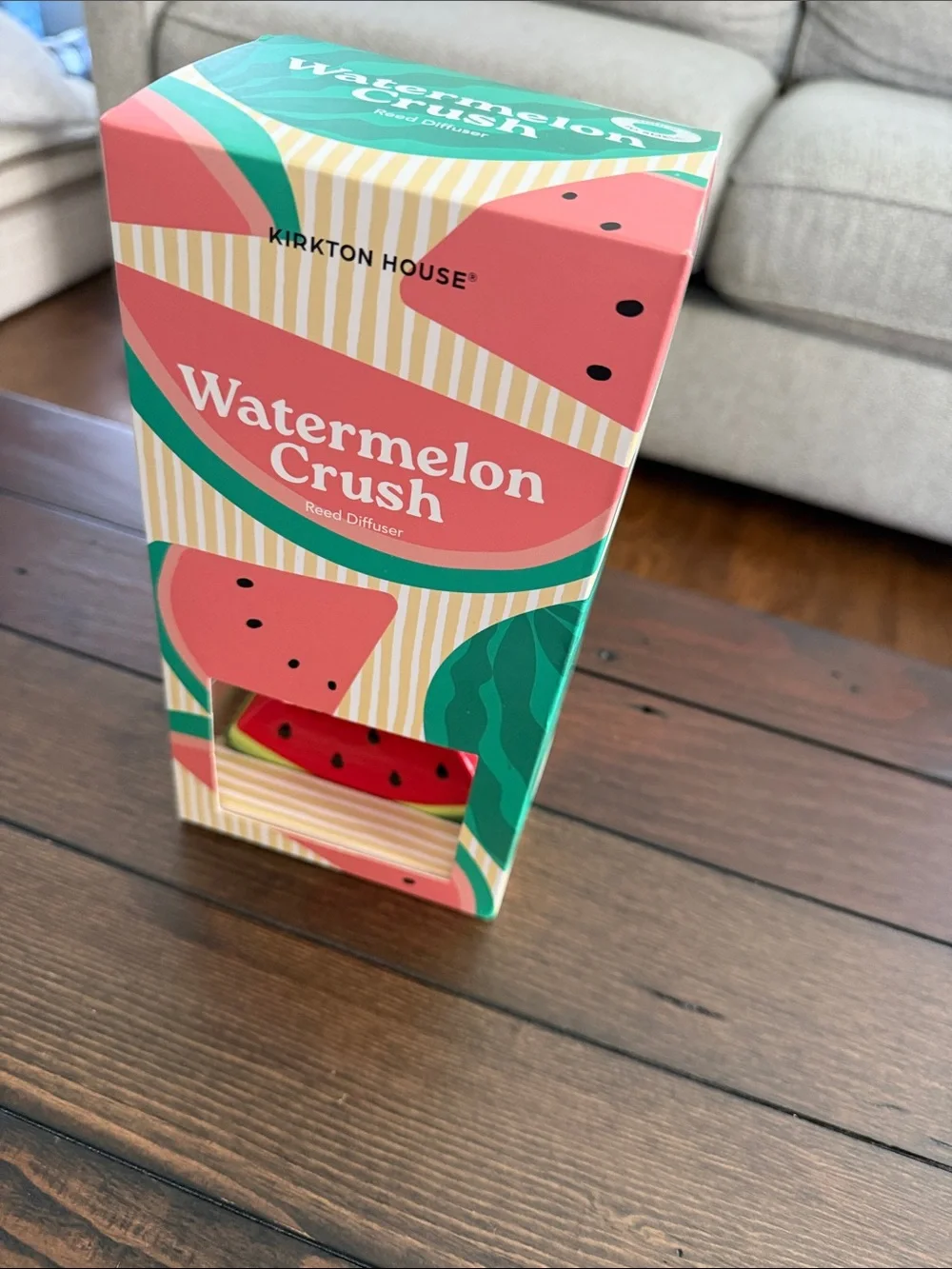 Kirkton House Watermelon Crush Reed Diffuser - Pink & Green